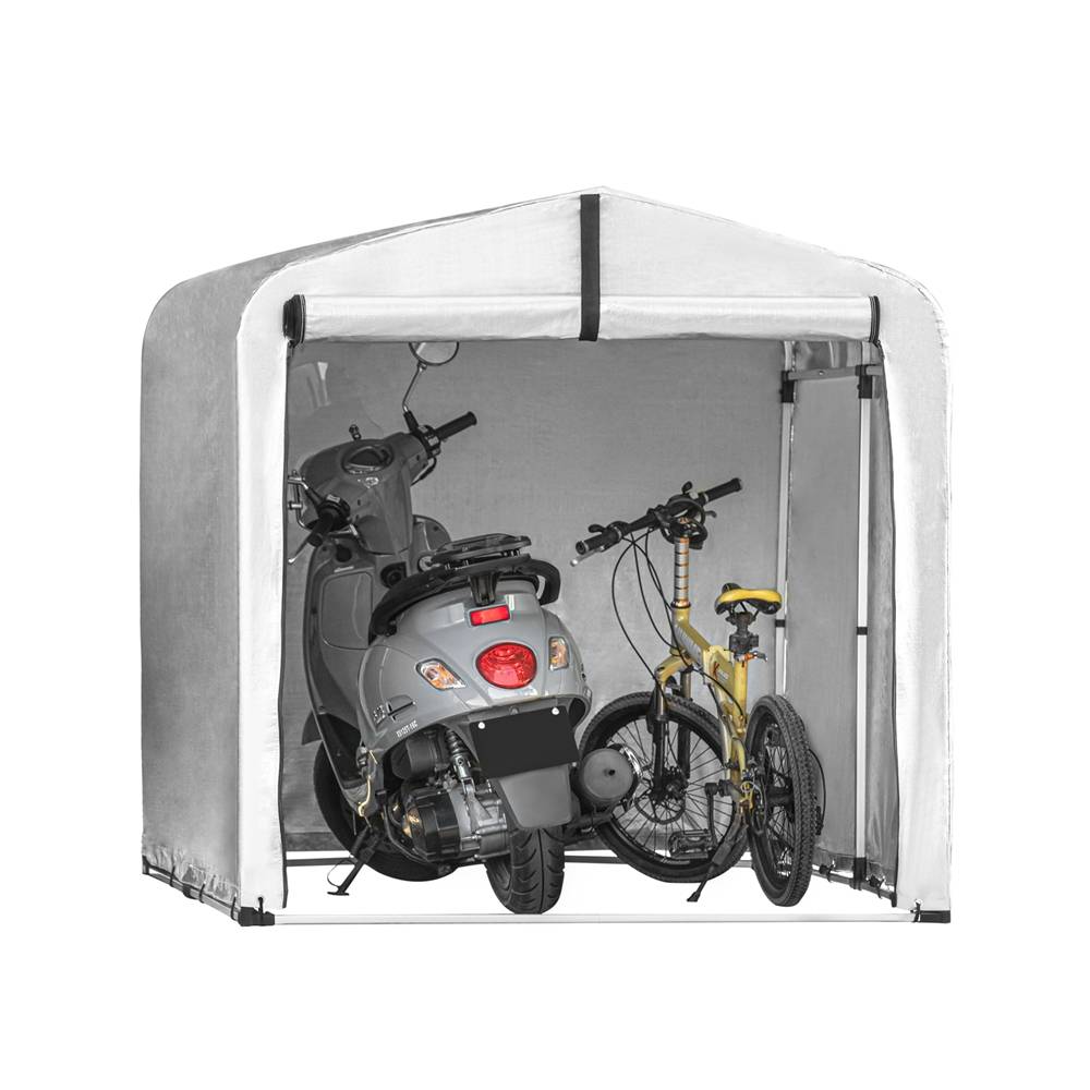 Abri de Jardin Abri de Vélo Argent L.219 x l.159 x H.165 cm SoBuy - Imagen 1