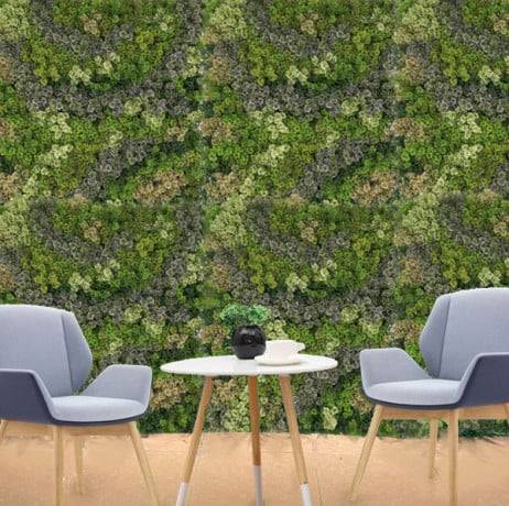 James Grass - France Green - Mur végétal artificiel Mousse 1m x 1m, Long 20 m - Imagen 2