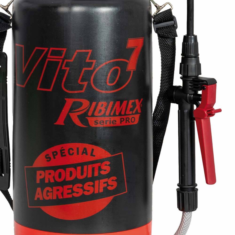 Ribimex - Pulvérisateur à main pression préalable Vito 7, 6.85 Litre Produits Agressifs - Imagen 3