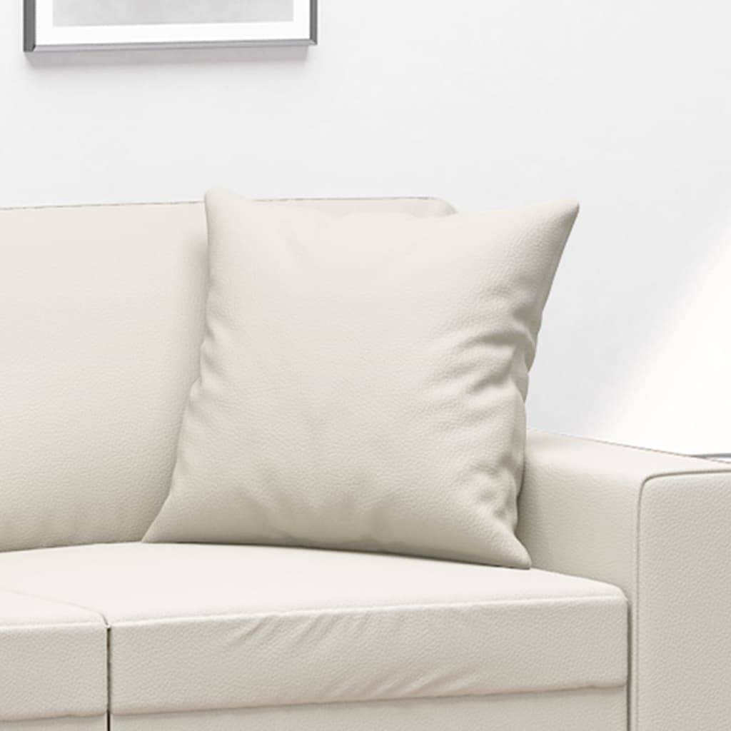 Lot de 2 coussins décoratifs crème 40 X 40 cm - Prolenta Premium - Image 5