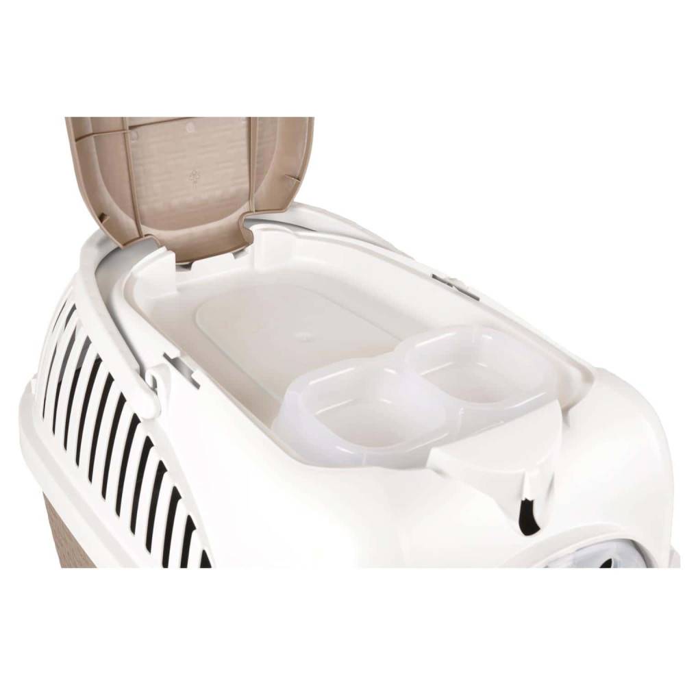 Cage de transport, Tour Taupe taille XS  33 X 52 X 34 cm pour petit chiens ou chats - Imagen 8