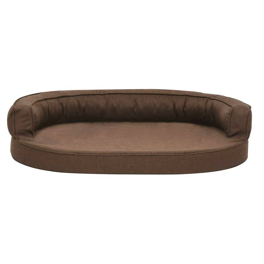 Vidaxl - Matelas de lit ergonomique pour chien 75x53 cm Aspect de lin vidaXL 171302 - Imagen 8