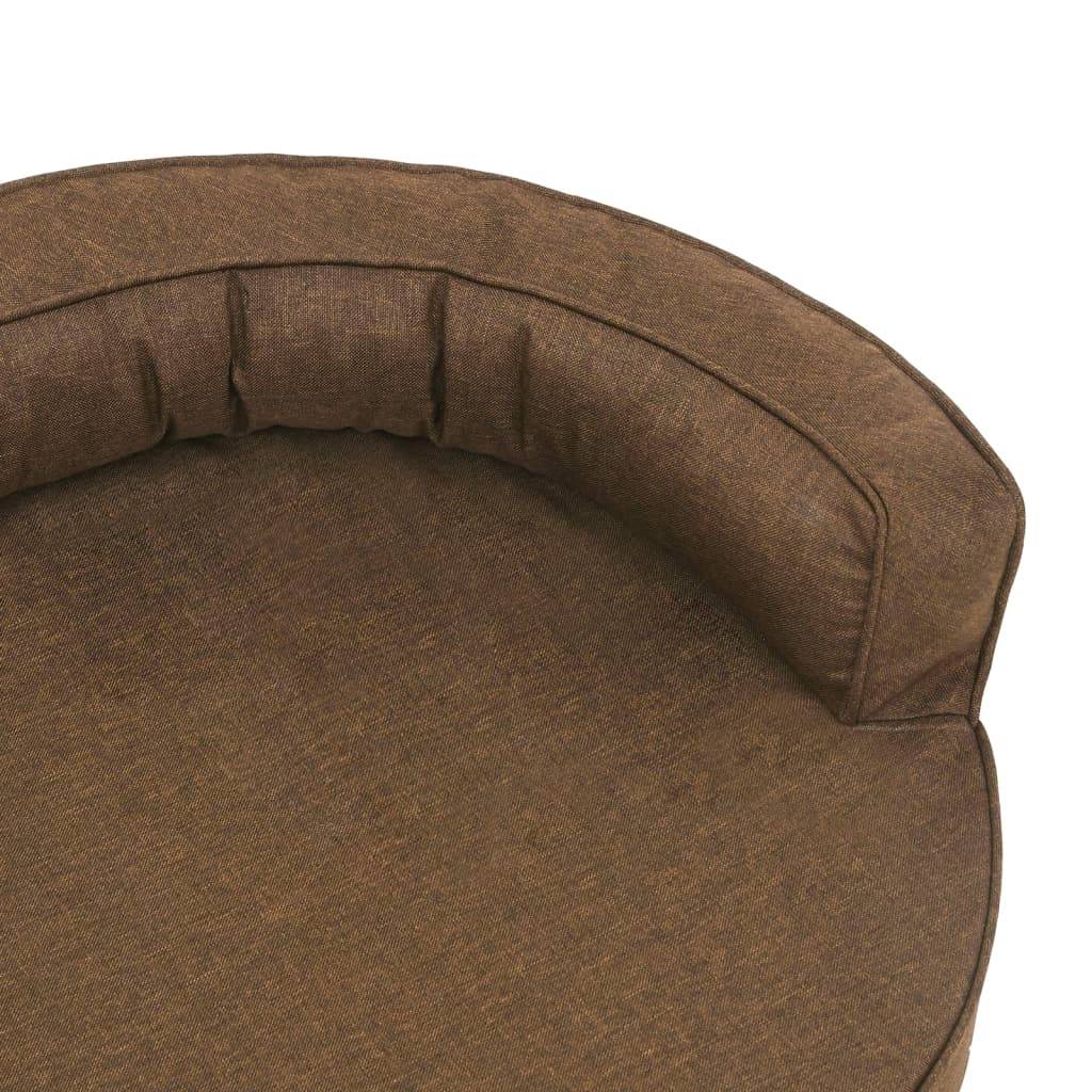 Vidaxl - Matelas de lit ergonomique pour chien 75x53 cm Aspect de lin vidaXL 171302 - Imagen 4