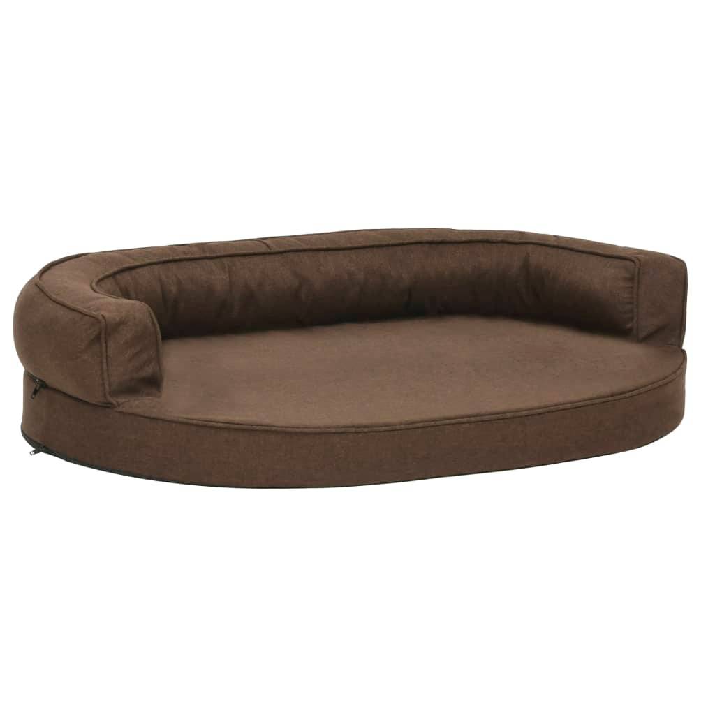 Vidaxl - Matelas de lit ergonomique pour chien 75x53 cm Aspect de lin vidaXL 171302 - Imagen 2
