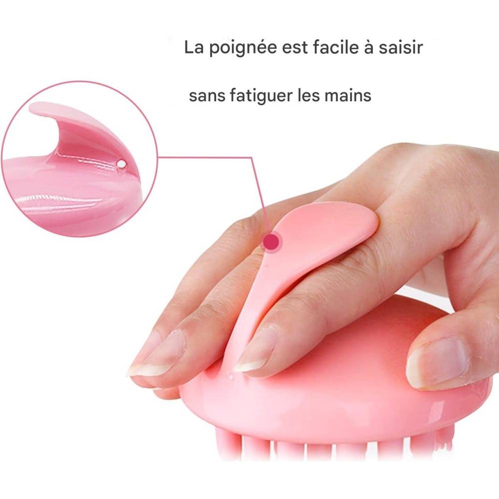 Brosse de Massage Pour Animaux de Compagnie Silicone Naturel Doux, Élimine Poils - Lytech - Image 3