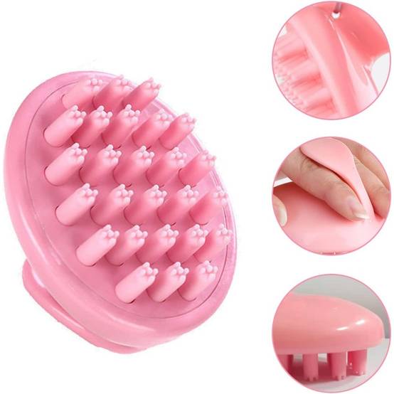Brosse de Massage Pour Animaux de Compagnie Silicone Naturel Doux, Élimine Poils - Lytech - Image 2