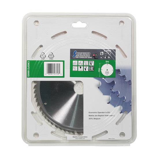 Lame carbure EFFICUT bois pour scies radiales à batterie MAKITA216x30mm, 60 dents - MAKITA - E-08888 - Image 2