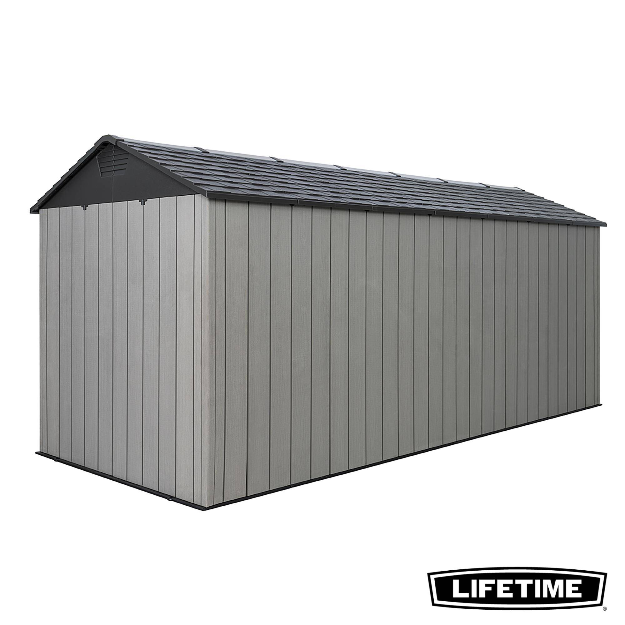 Lifetime - Abri de jardin résine 9.6 m2 (4.98 x 2.14 m) LIFETIME #60478 - Image 3