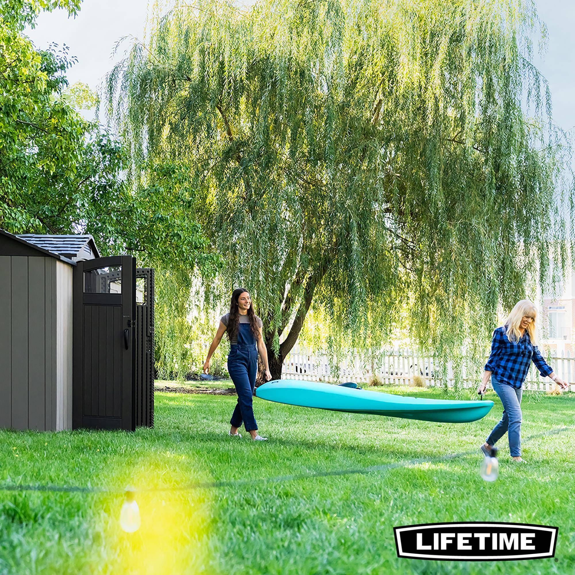 Lifetime - Abri de jardin résine 9.6 m2 (4.98 x 2.14 m) LIFETIME #60478 - Image 7