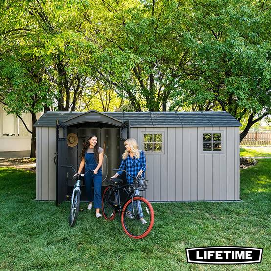 Lifetime - Abri de jardin résine 9.6 m2 (4.98 x 2.14 m) LIFETIME #60478 - Image 5