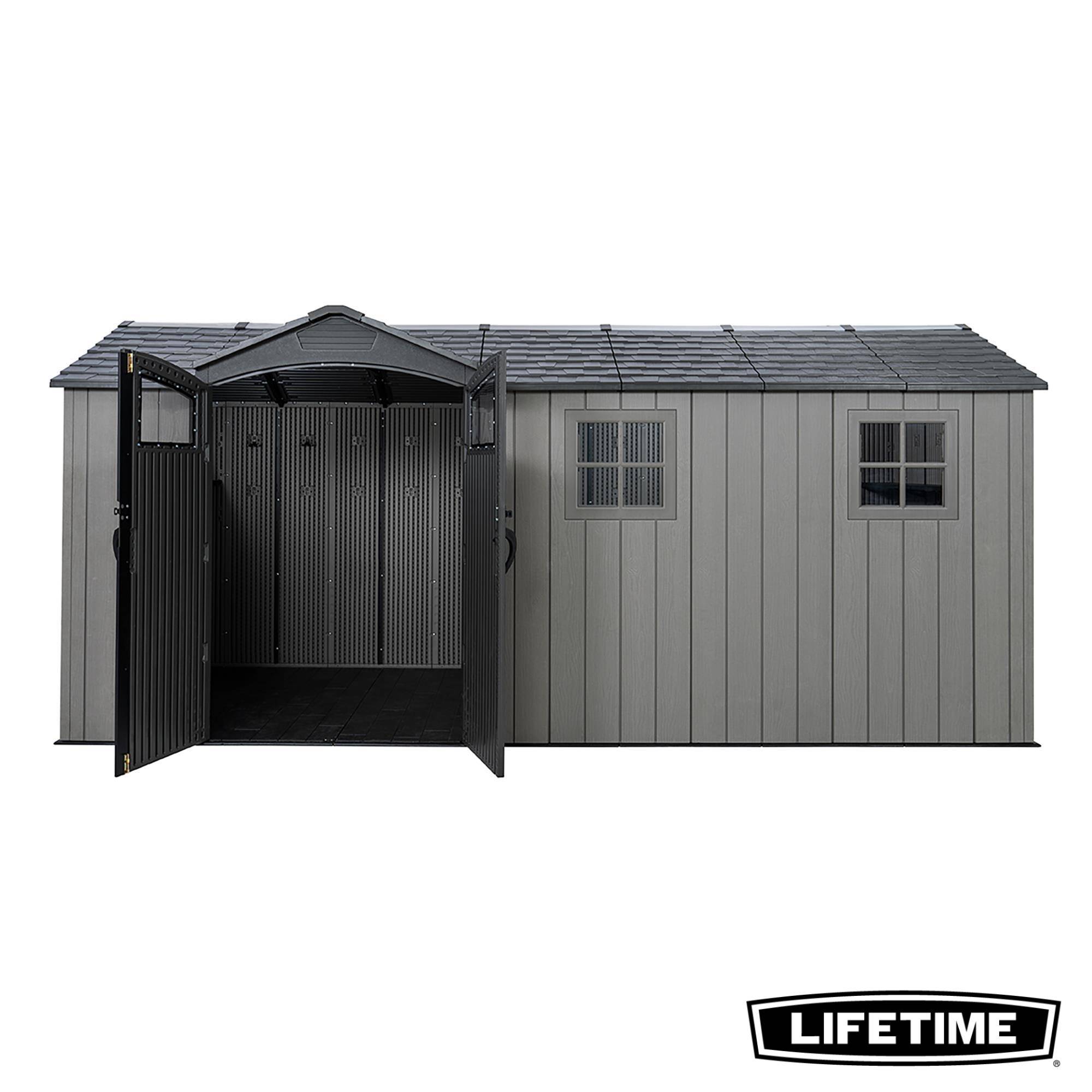 Lifetime - Abri de jardin résine 9.6 m2 (4.98 x 2.14 m) LIFETIME #60478 - Image 2