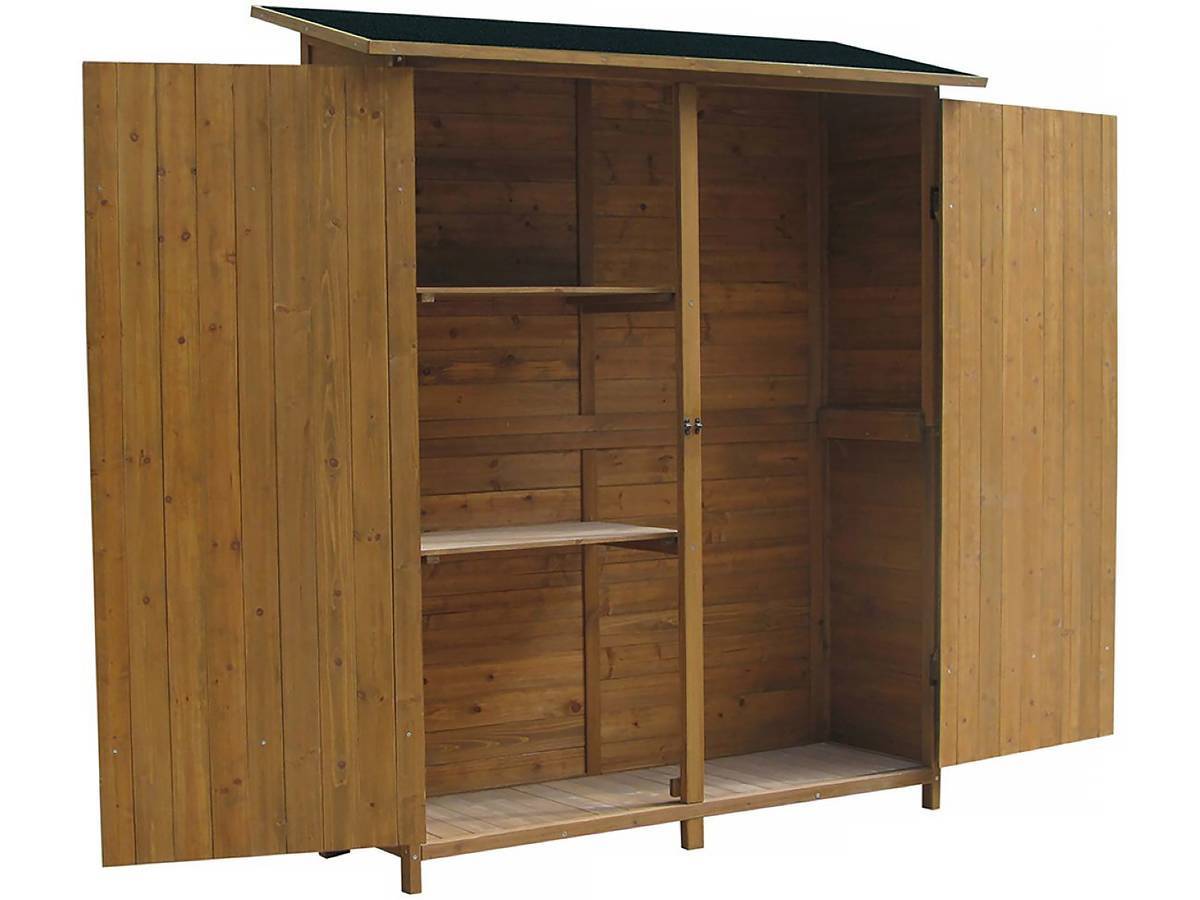 Habitat Et Jardin - Armoire De Jardin "espacio"- 140 X 49 X 162 Cm - Marron -habitat Et Jardin - Imagen 3