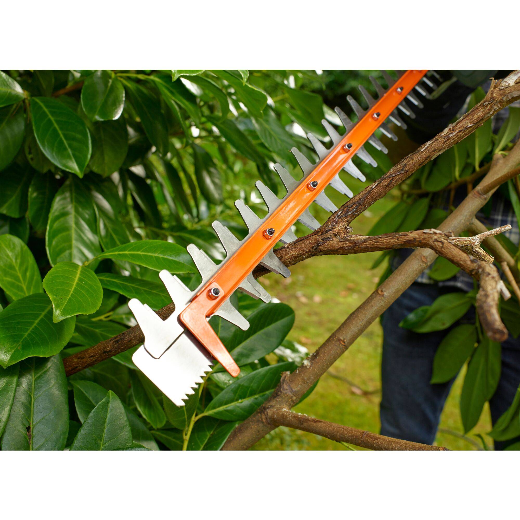 BLACK+DECKER Taille-Haies Filaire 550 W, Taille-Haies Electrique 60 cm avec 2 Poignées et Garde BEHTS451-QS - Imagen 5