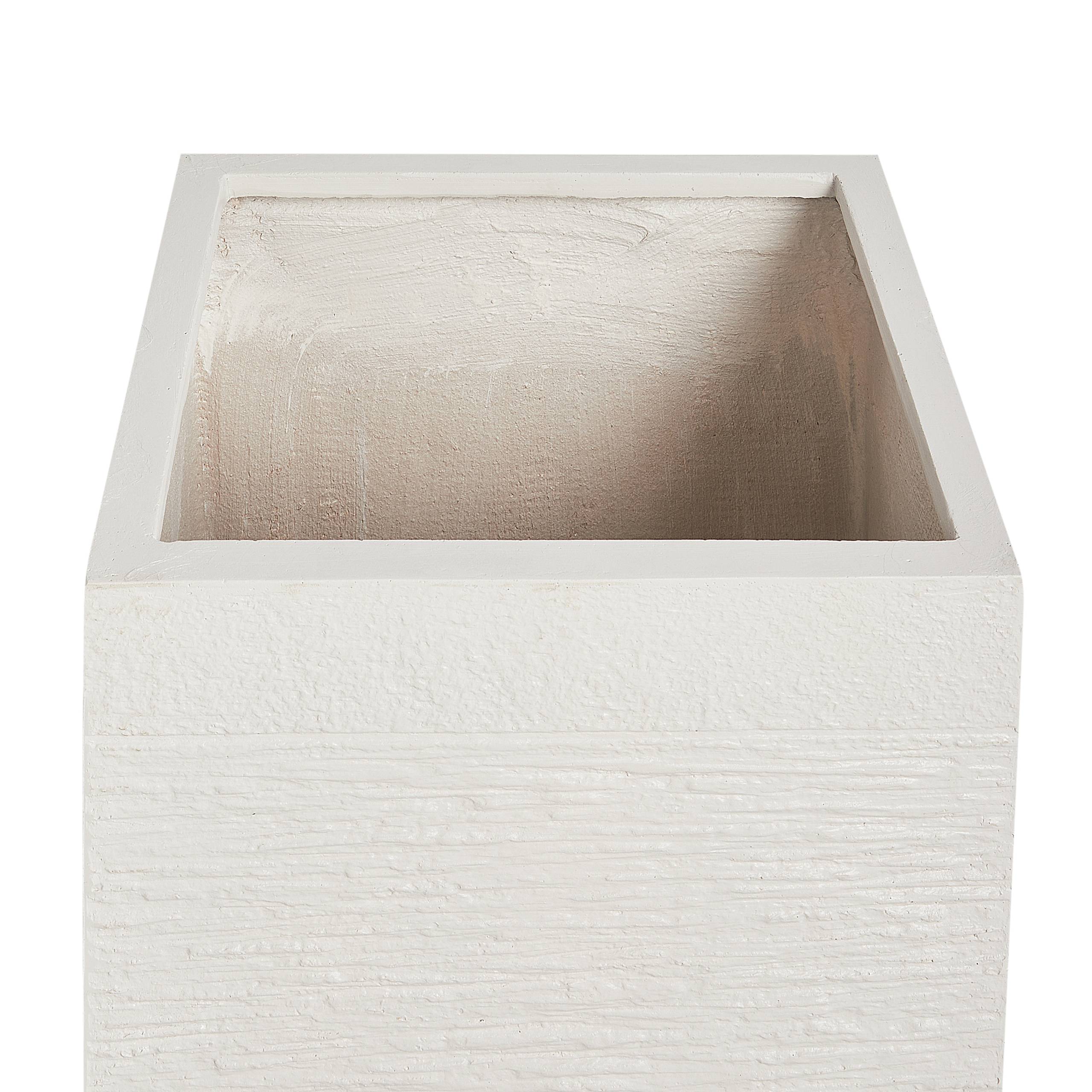 Beliani - Cache-pot d'extérieur Fibre d'argile Beige clair DION - Beliani - Imagen 5