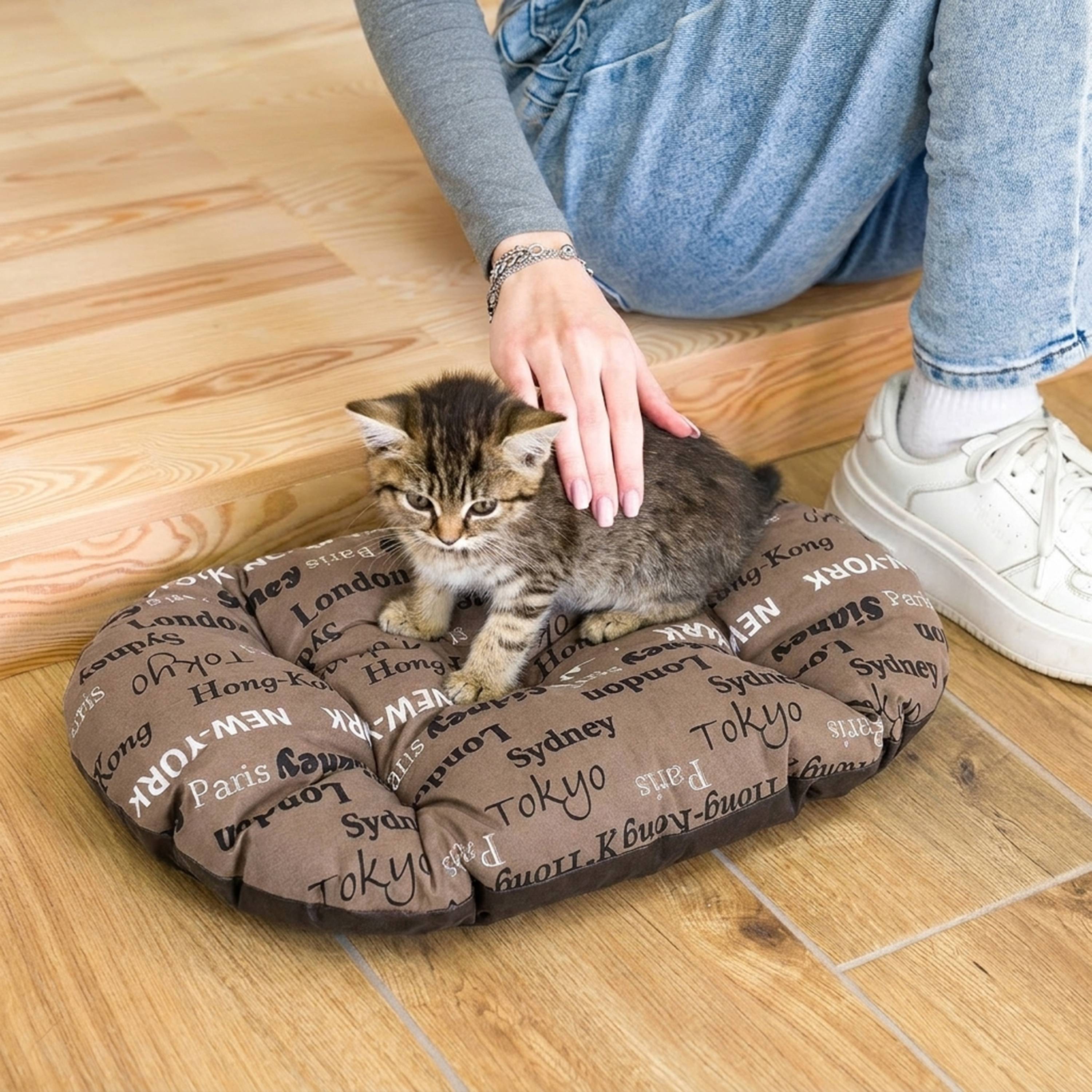 Ferplast - FERPLAST Panier Chien Chat - Coussin pour Chien Chat - Lavable en Machine - Tapis Chien Chat pour Niches et Voitures - Lit pour Chien Chat  - Relax, - Imagen 4