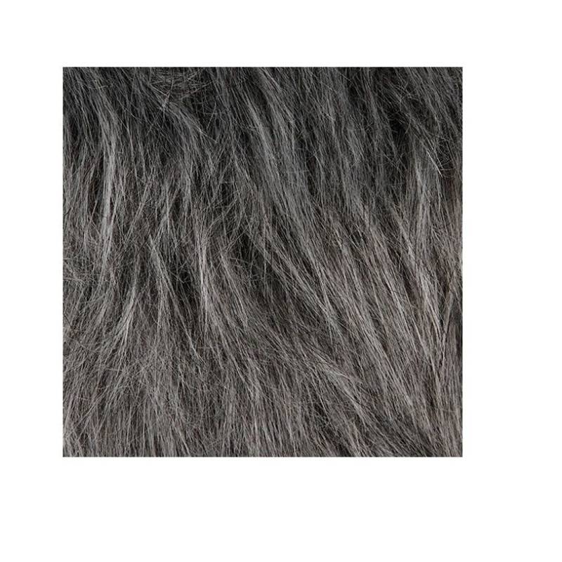 Tabouret fourrure gris Atmosphera - Imagen 3