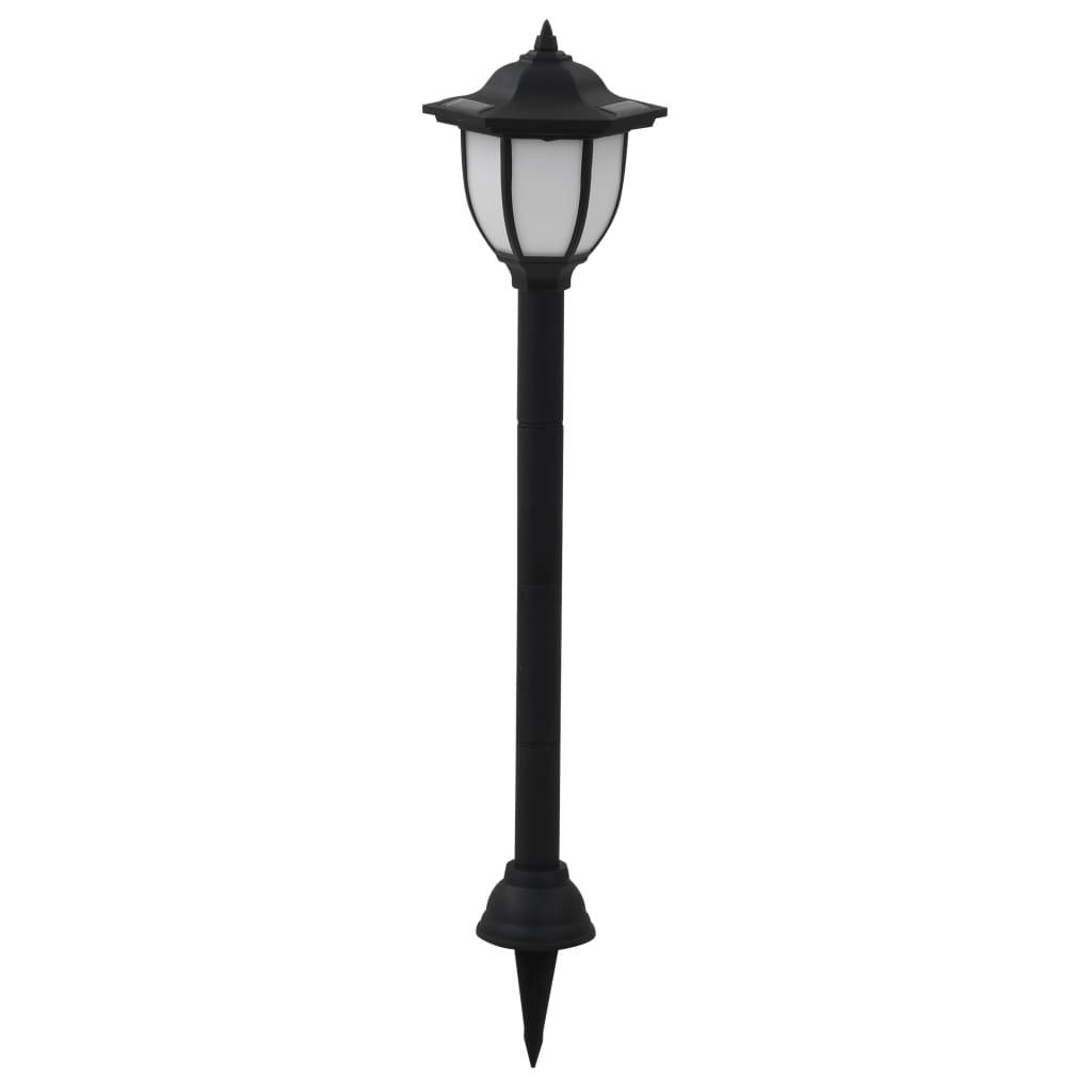Lampe d'extérieur - Lampe de jardin solaire à LED 3 pcs Noir