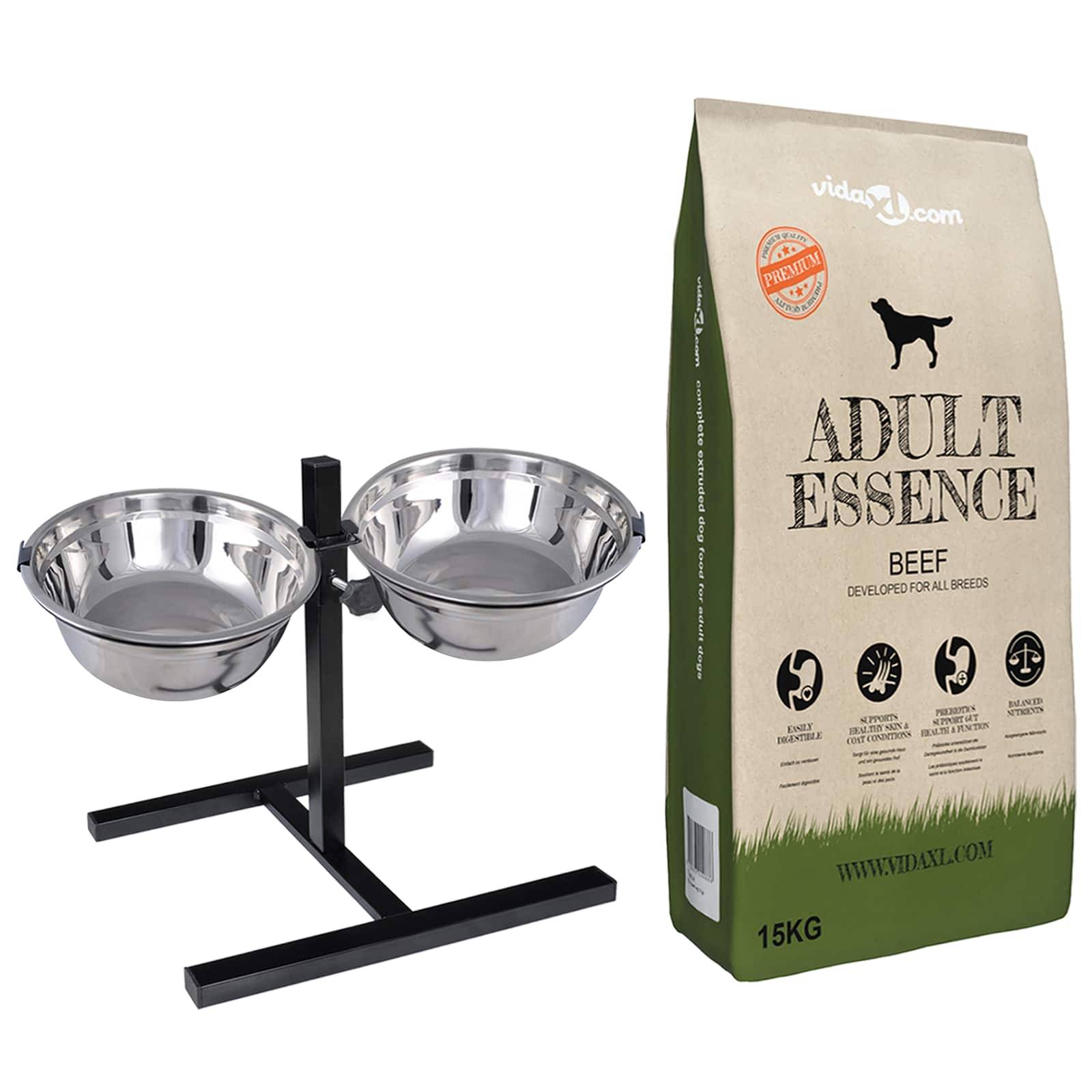 Vidaxl - Support de nourriture et bol avec nourriture pour chien vidaXL 3053507 - Image 1