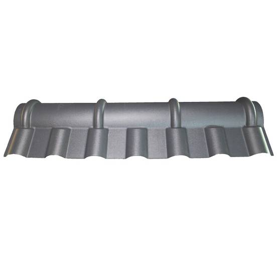 Faîtière PVC pour toiture imitation tuile mini - Coloris - Gris anthracite, Longueur - 104 cm - Image 2
