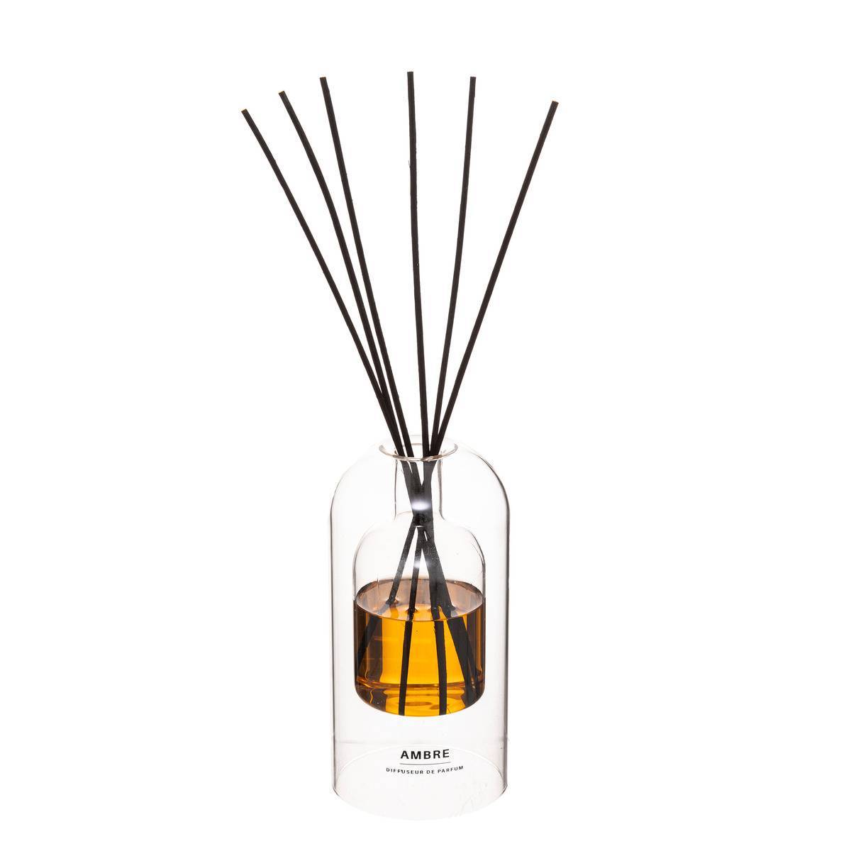 Atmosphera - Diffuseur de parfum Ilan 150ml verre ambre - Atmosphera Créateur d'intérieur - Imagen 1
