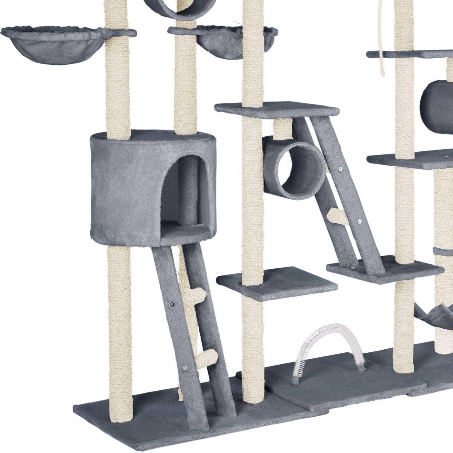 Helloshop26 - Arbre à chat 261 cm gris - Imagen 3