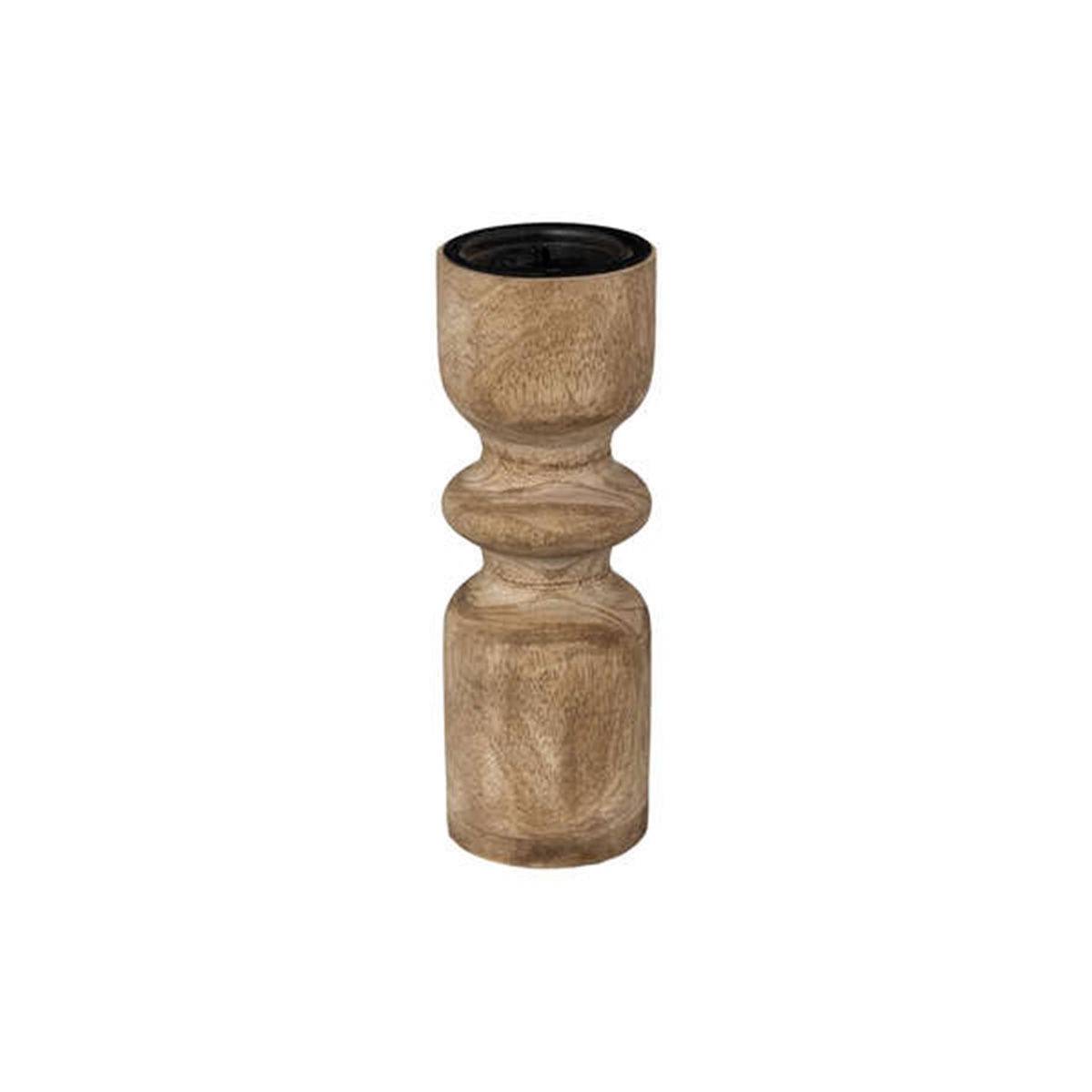 Chandelier Déco en Bois "Vidana" 23cm Marron