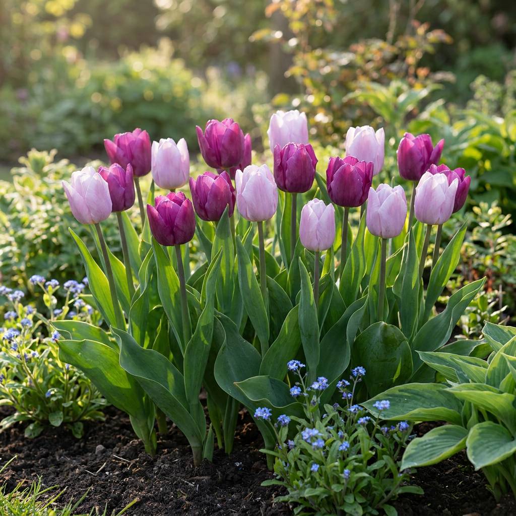 La Green Touch - Tulipe Candy Purple Prince en mélange - 15 bulbes - calibre 11/12 - Image 2