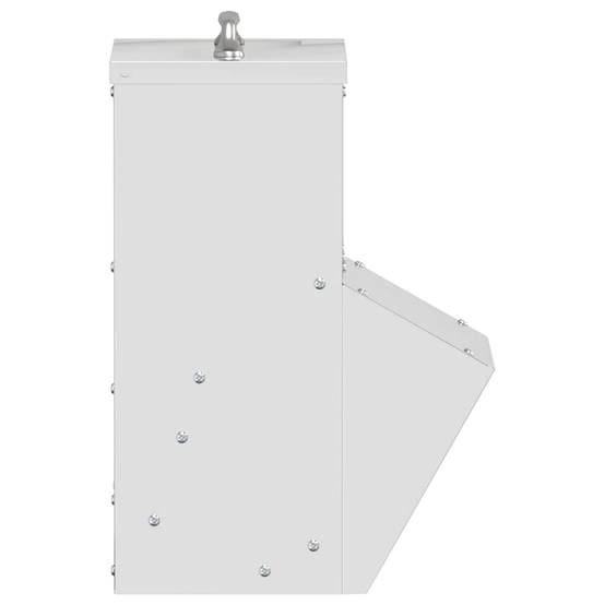Petit Nourrisseur Galvanisé Poule Durable 2kg Argent - ComfortXL Outdoor Living - Image 5