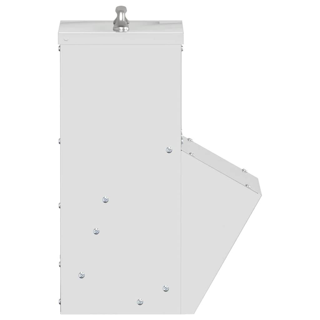Petit Nourrisseur Galvanisé Poule Durable 2kg Argent - ComfortXL Outdoor Living - Image 5