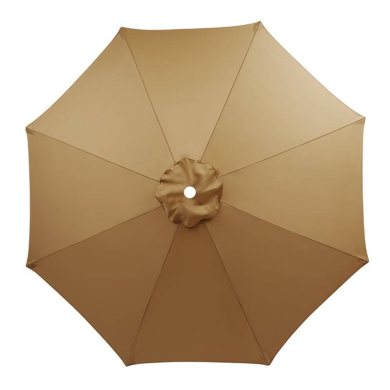 Parasol de jardin Auvent de rechange universel de terrasse, compatible avec un parasol de 2.3m à 8 baleines, auvent uniquement,kaki-Lytech - Image 1