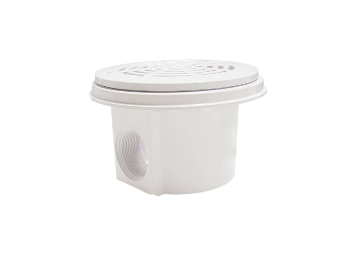 Hayward - Lot de 2 bondes de fond à visser Blanc (liner) - Hayward
