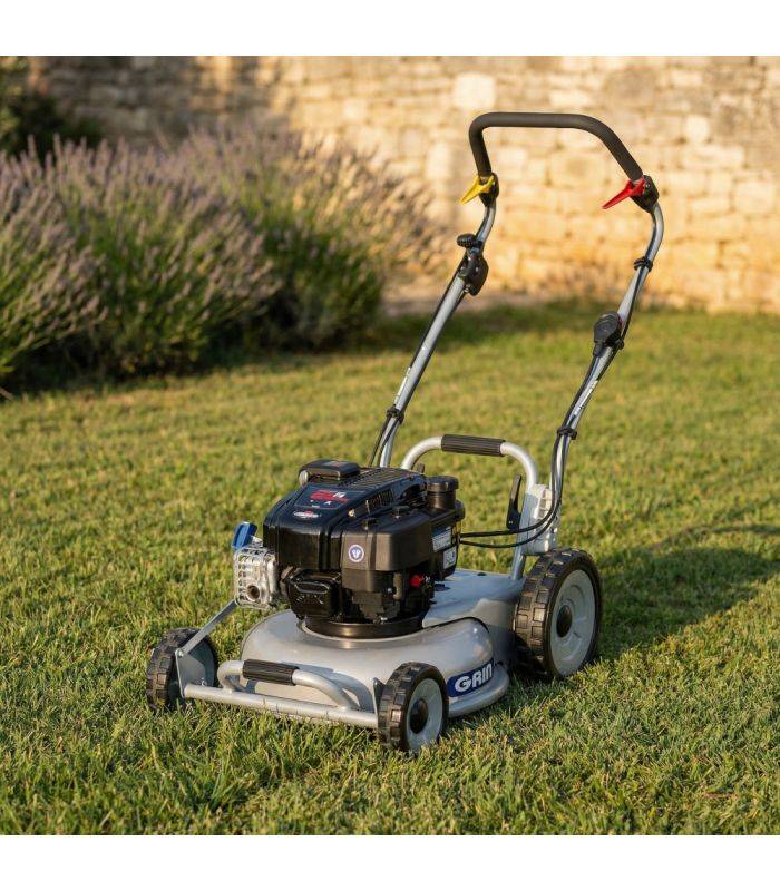 Grin - Tondeuse thermique tractée 46cm 190cm³, mulching amélioré, démarrage électrique - GRIN PM46A-INSTART - Image 1