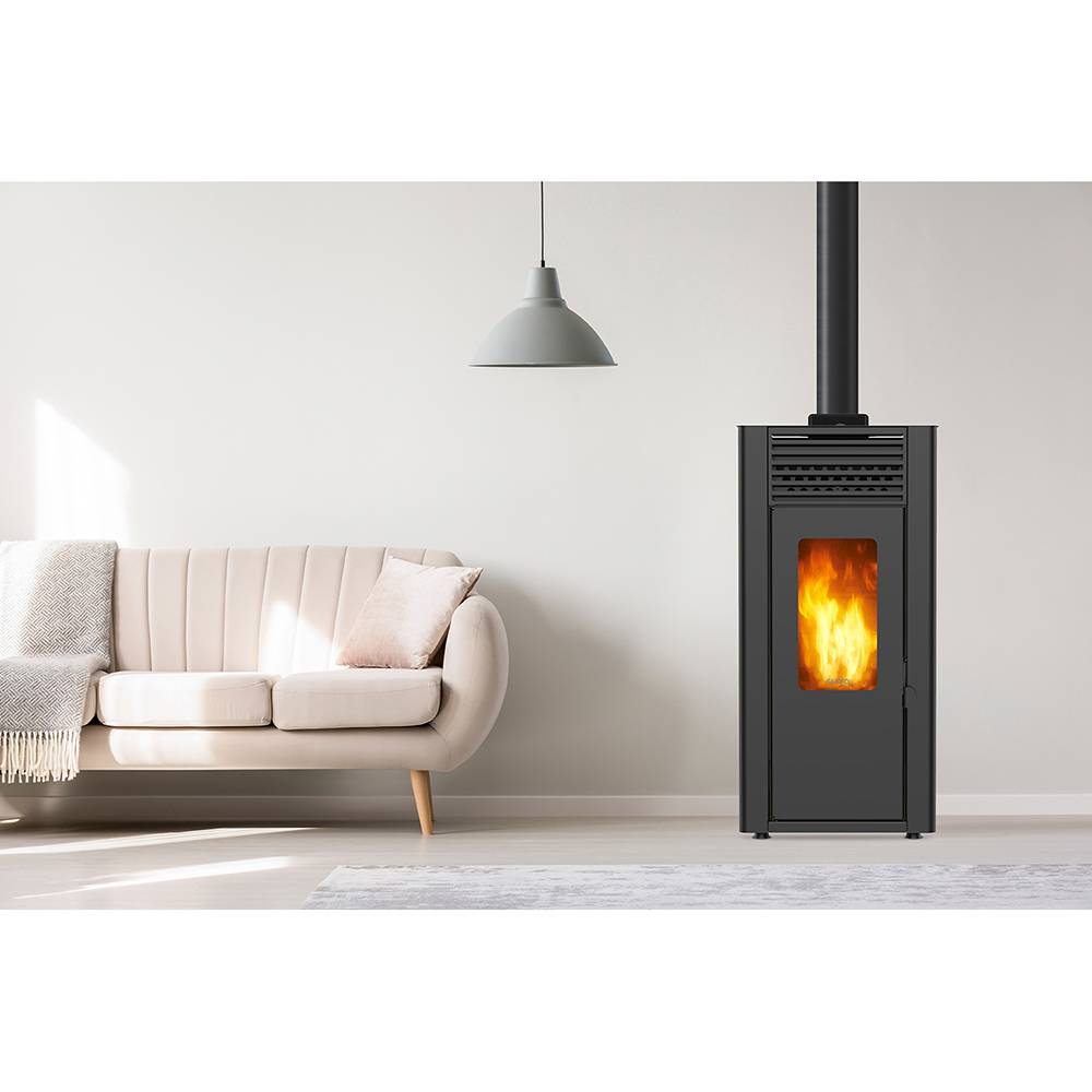 Supra - Poêle à granulés de bois 8kw noir ORPHEE 8 NOIR Supra - Imagen 3