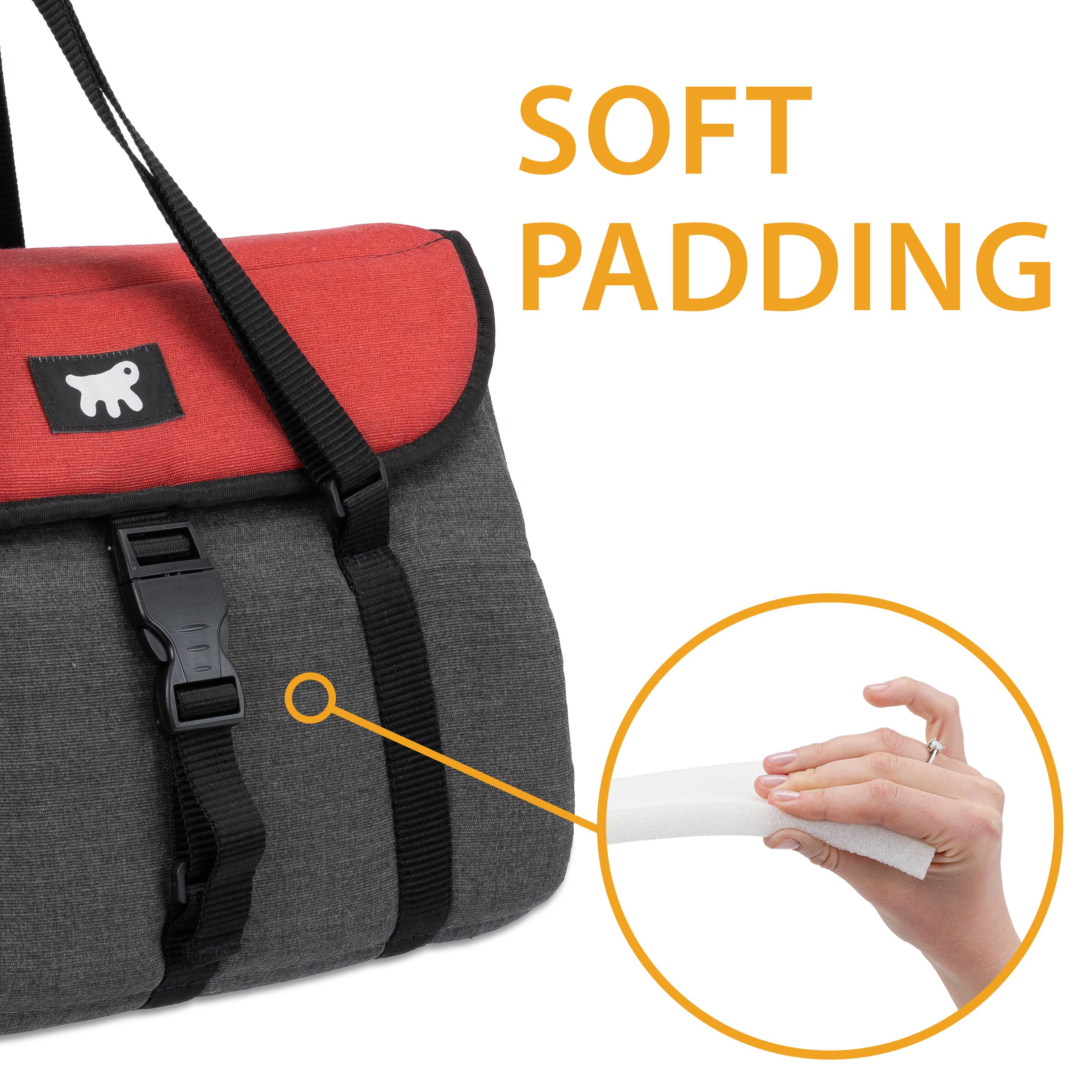 Ferplast - Ferplast Sac de Trasport pour Chat MILU', Caisse de Transport Chat, Sac de Transport Chien, Bandoulière réglable, Sangle de sécurité, jusqu'à 10 Kg, - Imagen 7