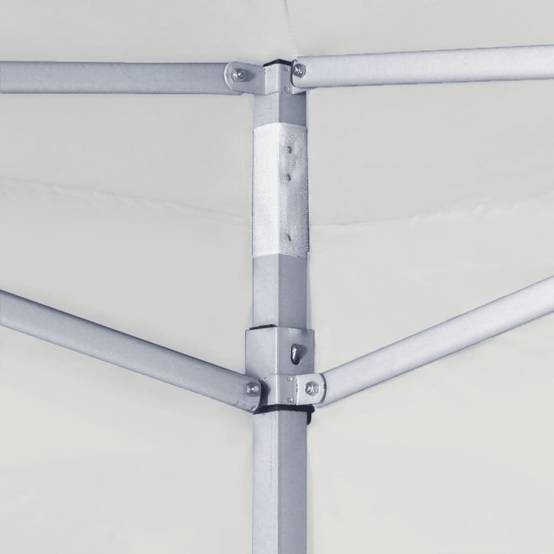 ComfortXL - Tente de réception pliable acier marché et festivals protection UV 2x2m blanche - ComfortXL Outdoor Living - Image 3