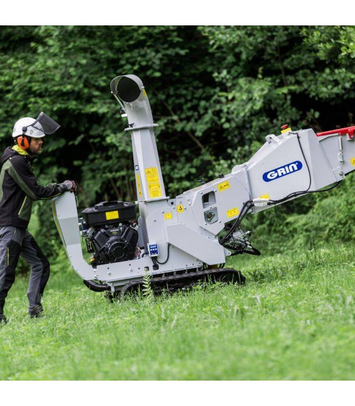 Grin - Broyeur de branches à chenilles GRIN, 120mm, Briggs  Stratton 627cc - BIOCH120-CROSS - Image 9