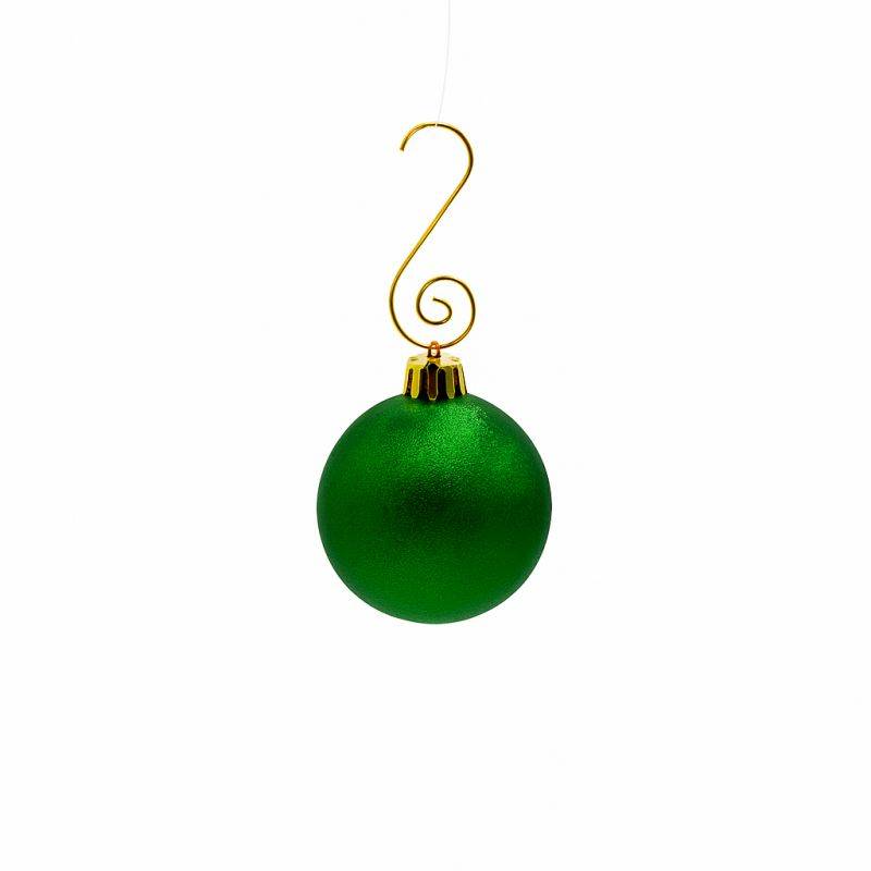Lot de 60 boules de Noël 6cm Vertes (15 brillantes,15 mates,15 texturées,15 opalines) avec sac de rangement - Image 3