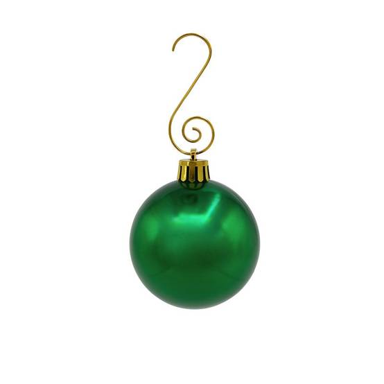 Lot de 60 boules de Noël 6cm Vertes (15 brillantes,15 mates,15 texturées,15 opalines) avec sac de rangement - Image 4