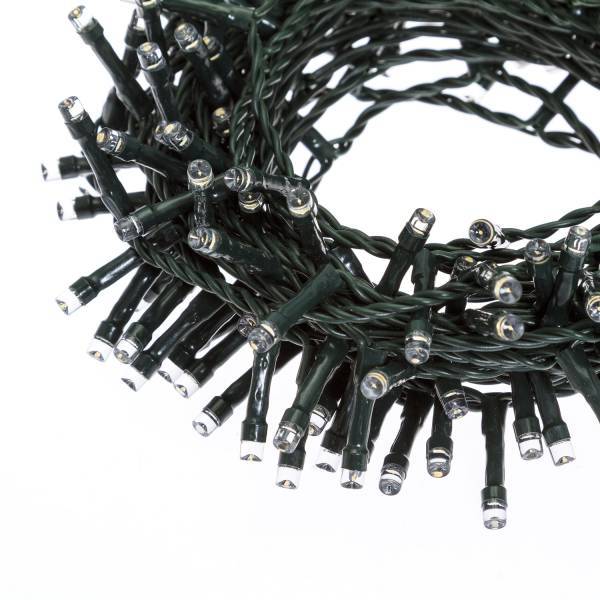 Lotti - Guirlande lumineuse multicolore 24,5M 600 LED 8 jeux mémoire timer verte extérieure Lotti - Imagen 6