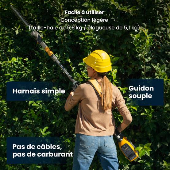Stiga - Outil multifonction MT 500e, taille-haie & élagueuse, lame 46 cm, manche télescopique - STIGA - Image 6