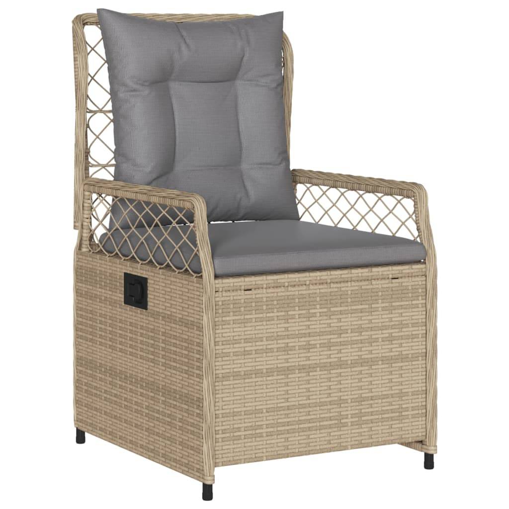 Chaise bois composite 2 places rotin beige  55 x 60 x 93 cm  - Prolenta premium  p3131.9 - Image 4