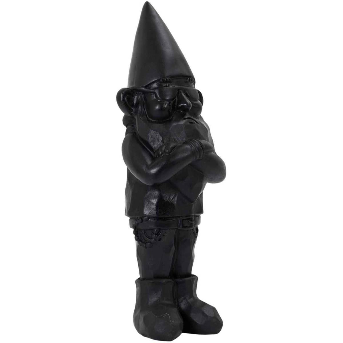 The Home Deco Factory - Statue intérieure extérieure en polyrésine Nain 13.5 x 12 x 33 cm Bad - Imagen 1