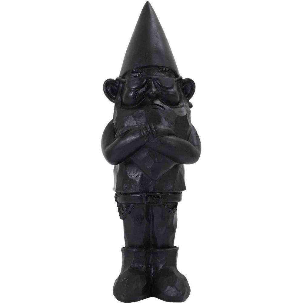 The Home Deco Factory - Statue intérieure extérieure en polyrésine Nain 13.5 x 12 x 33 cm Bad - Imagen 3