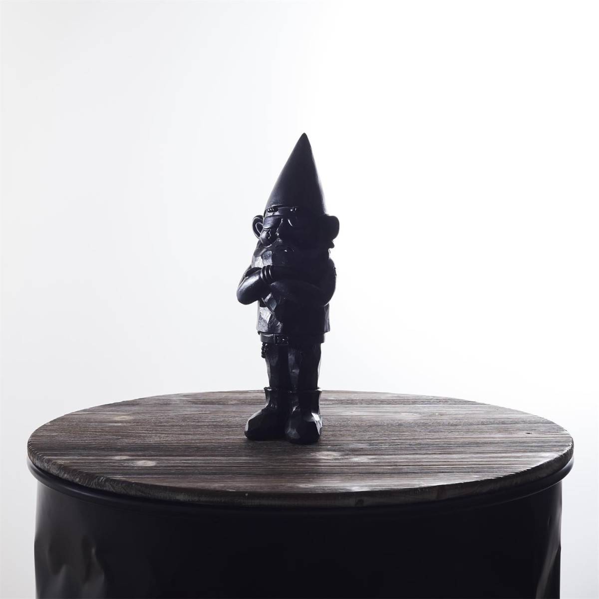 The Home Deco Factory - Statue intérieure extérieure en polyrésine Nain 13.5 x 12 x 33 cm Bad - Imagen 8