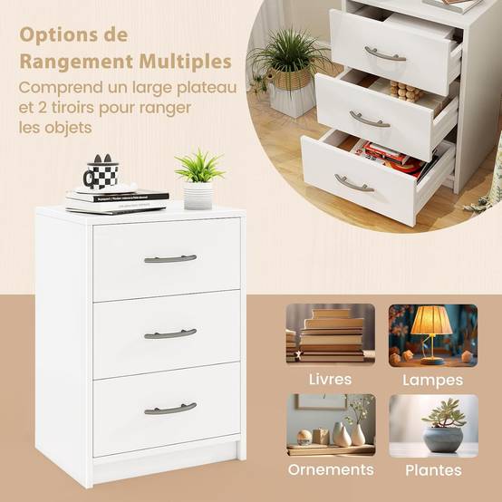 Table de chevet avec tiroir - Maisons du Monde Table de chevet avec tiroir - Maisons du Monde