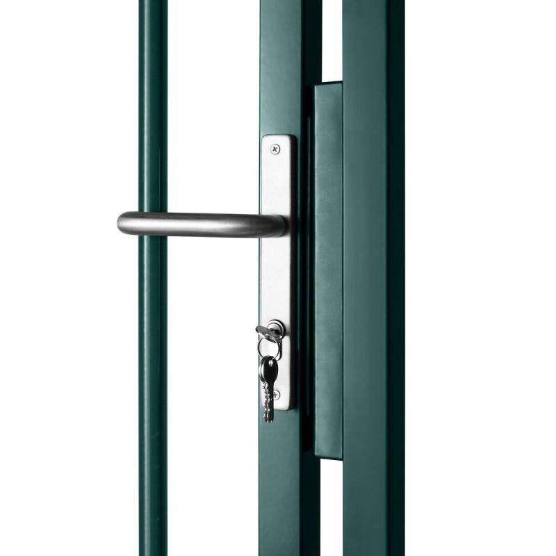 Portail barreaudé acier galvanisé passage 4m00 H 1m00 Vert - Easy Clôture - Imagen 2