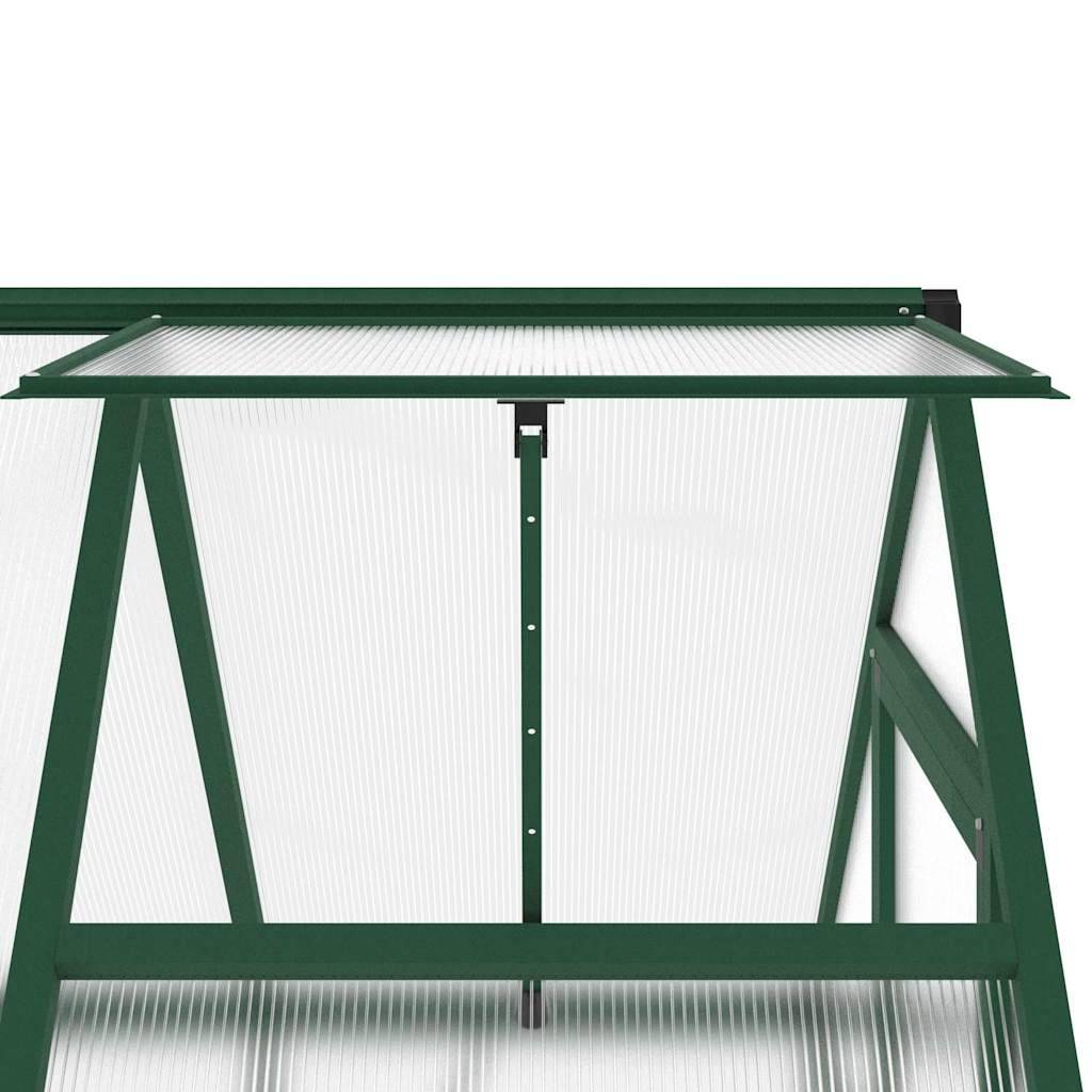 PANGIVO - Serre aluminium vert 169 x 114 x 195 cm - PANGIVO - Image 9