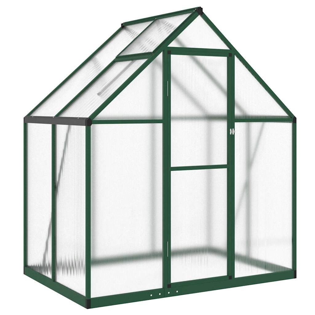 PANGIVO - Serre aluminium vert 169 x 114 x 195 cm - PANGIVO - Image 2