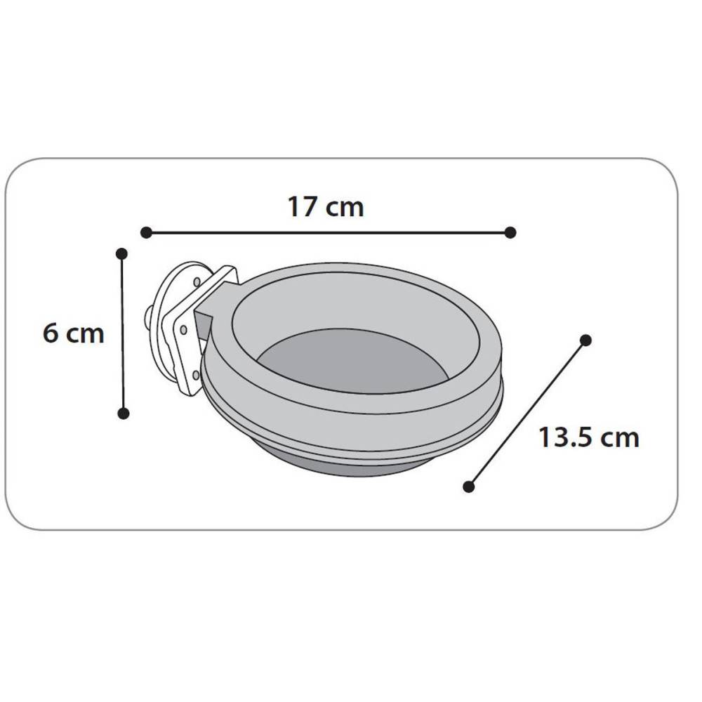 Gamelle KERRY a fixer ø 10 cm  300 ML, pour chien ou chat. - Imagen 2