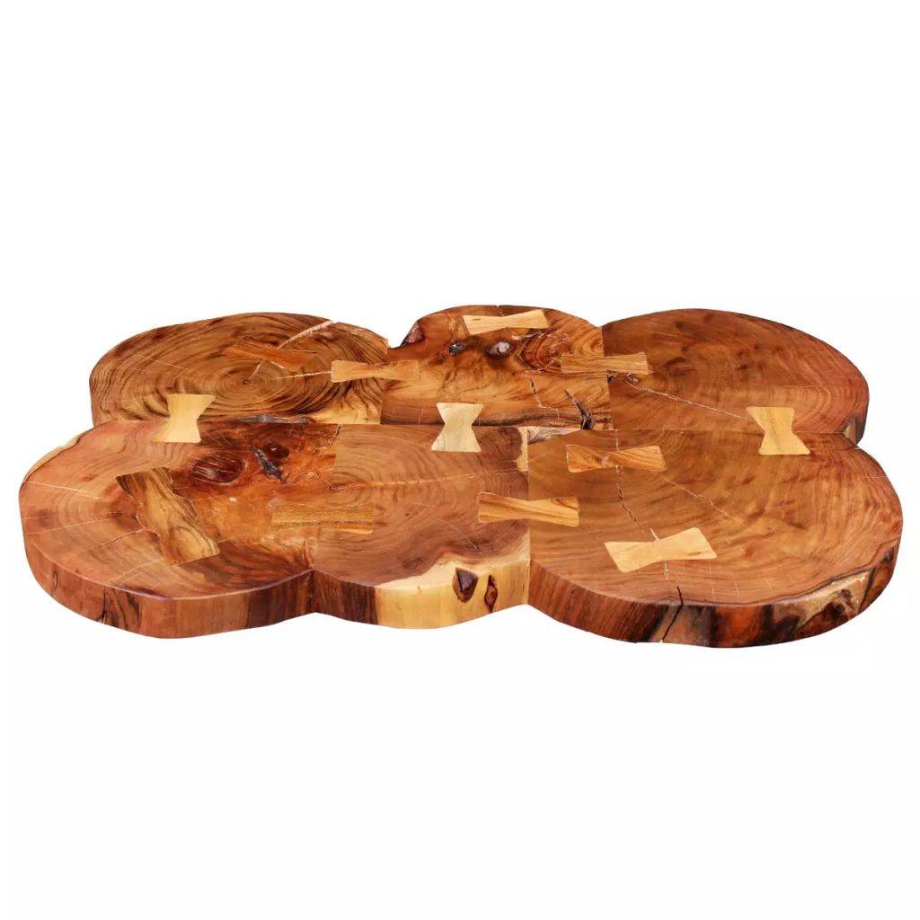 Helloshop26 - Table haute mange debout bar bistrot bois d'acacia massif 110 cm - Imagen 6